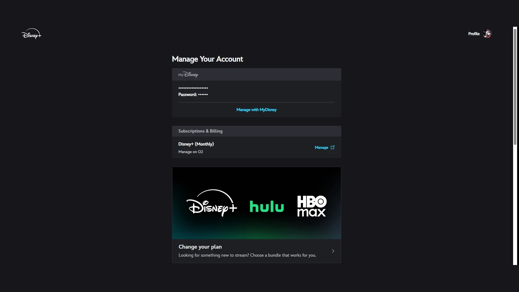 Disney+ Lifetime Account